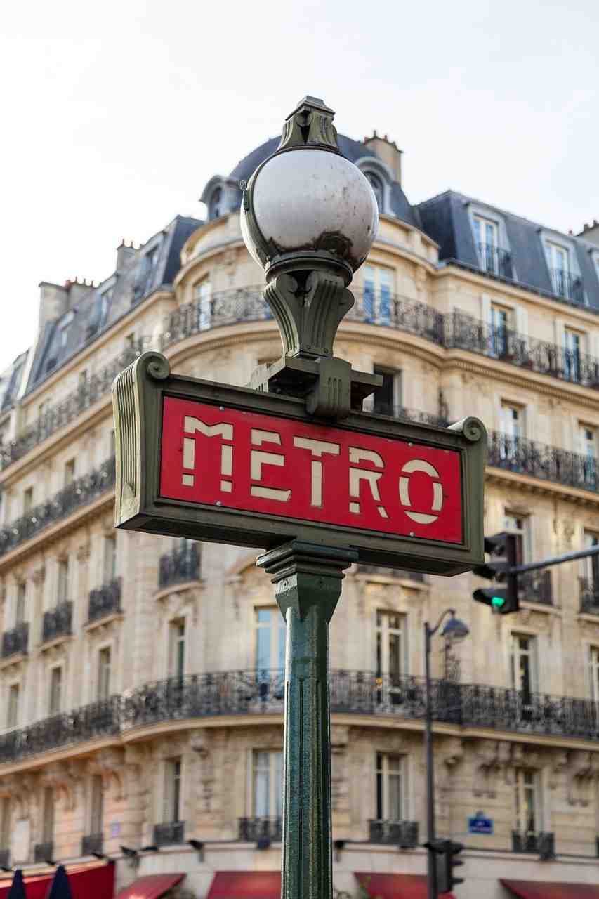 paris, métro, entrée